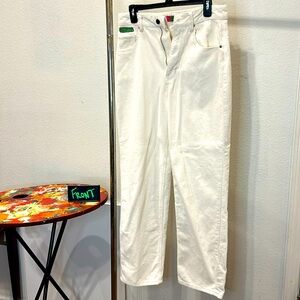 EMPYRE TORI - NWOT - Off-white ribbed baggy pant - Size 6